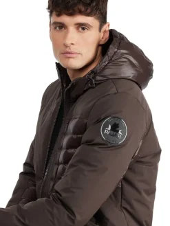 Pajar Fall/Winter<Hoku Men'S Mixed-Media Jacket Dark Oak