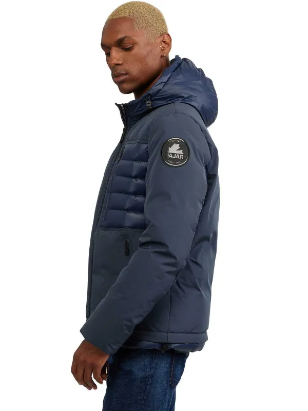 Pajar Puffers<Hoku Men'S Mixed-Media Jacket Navy