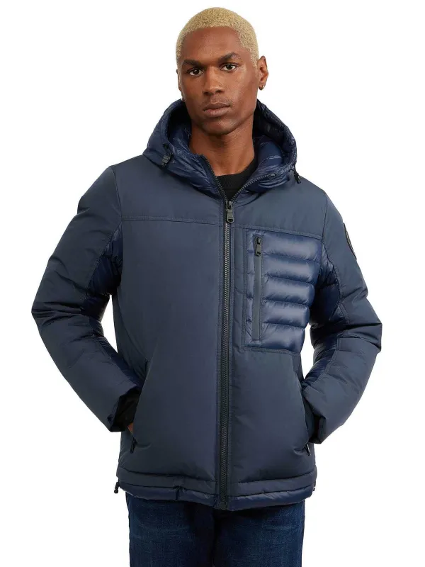 Pajar Puffers<Hoku Men'S Mixed-Media Jacket Navy
