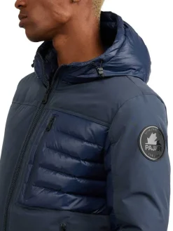 Pajar Puffers<Hoku Men'S Mixed-Media Jacket Navy