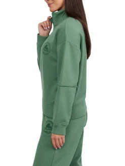 Pajar Tops<Huron Women'S Half-Zip Sweatshirt Olive