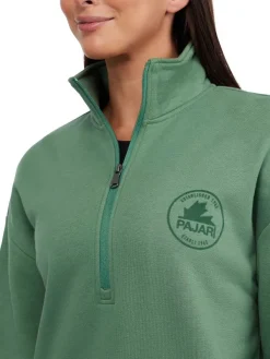 Pajar Tops<Huron Women'S Half-Zip Sweatshirt Olive