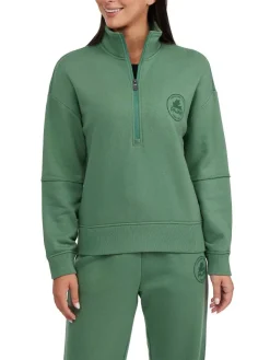 Pajar Tops<Huron Women'S Half-Zip Sweatshirt Olive
