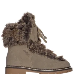 Pajar Oslo Collection<Imola-Eco Women'S Velvet Suede Boot Safari / White