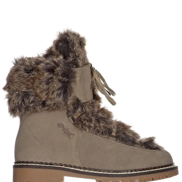 Pajar Oslo Collection<Imola-Eco Women'S Velvet Suede Boot Safari / White
