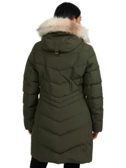 Pajar Puffers<January Women'S Quilted Puffer W/ Faux Fur Military