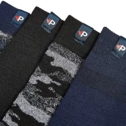 Pajar Socks<Jayk Men'S Full Cushion Thermal Socks 4-Pack Multi