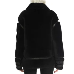 Pajar Bombers<Jenny Women'S Front Zip Shearling Jacket Black/Black