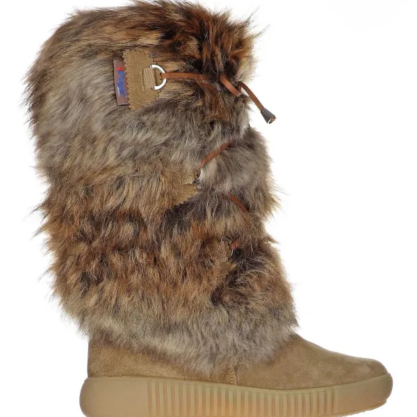 Pajar Winter Boots<Julieta-Eco Women'S Suede And Faux Fur Boot Beige