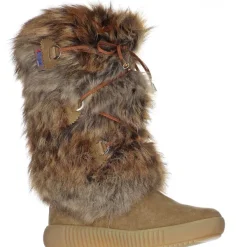 Pajar Oslo Collection<Julieta-Eco Women'S Suede And Faux Fur Boot Beige