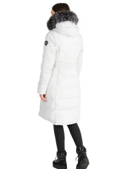 Pajar Puffers<Jupiter Women'S Puffer Jacket W/ Faux Fur Trim Silver