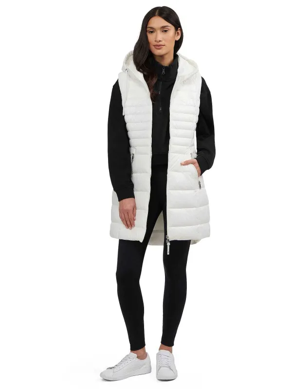 Pajar Lightweight<Keiko Women'S Mid-Length Puffer Vest White