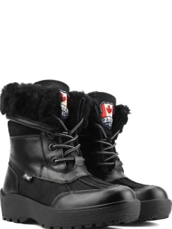 Pajar Ice Gripper<Kelly P Women'S Heritage Boot W/ Ice Grippers Black