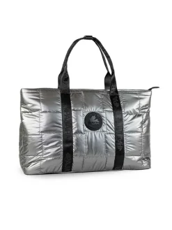 Pajar Fall/Winter<Large Puffy Shopper Tote Gunmetal
