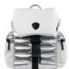 Pajar Bags<Large Shearling Puffy Backpack Silver