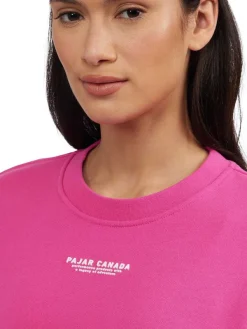 Pajar Tops<Lawson Women'S Oversized Crop Pink