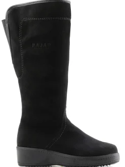 Pajar Ice Gripper<Lisa A Suede Women'S Heritage Boot W/ Ice Grippers Black