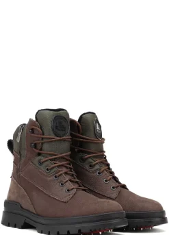 Pajar Ice Gripper<Maddox Men'S Casual Boot W/ Ice Grippers Dark Brown/Military