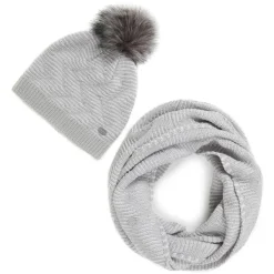 Pajar Hats And Headwear<Martha Women'S Hat & Scarf Set Silver