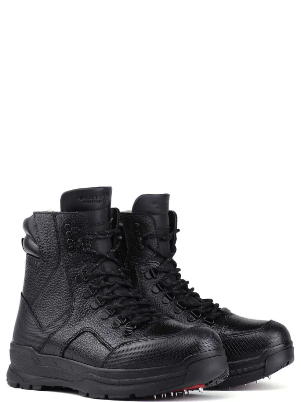 Pajar Ice Gripper<Matis Ig Men'S Heritage Boot W/Ice Grippers Black