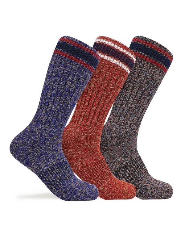 Pajar Socks<Men'S Crew Heavy Weight Socks 3-Pack Multi