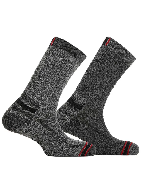 Pajar Socks<Men'S Mid-Crew Socks 2-Pack Black