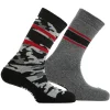 Pajar Socks<Men'S Wool Hiking Crew Socks 2-Pack Black