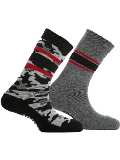Pajar Fall/Winter<Men'S Wool Hiking Crew Socks 2-Pack Black