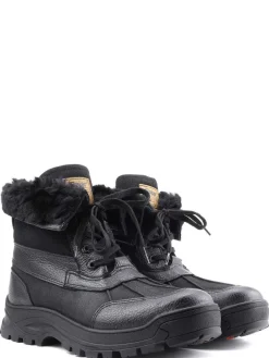 Pajar Ice Gripper<Mike Men'S Heritage Boot W/ Ice Grippers Black