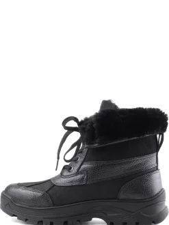 Pajar Ice Gripper<Mike Men'S Heritage Boot W/ Ice Grippers Black