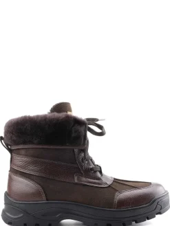 Pajar Ice Gripper<Mike Men'S Heritage Boot W/ Ice Grippers Dark Brown