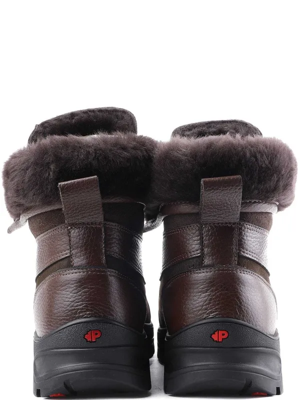 Pajar Ice Gripper<Mike Men'S Heritage Boot W/ Ice Grippers Dark Brown