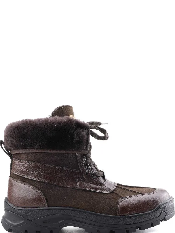 Pajar Heritage Canada Collection<Mike Men'S Heritage Boot W/ Ice Grippers Dark Brown