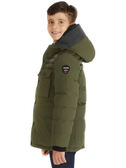 Pajar Jackets<Mikkel Boys' Mixed-Media Parka Military