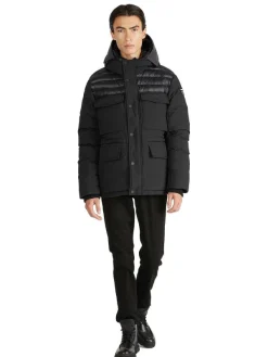 Pajar Parkas<Mikkel Men'S Mixed-Media Parka Black