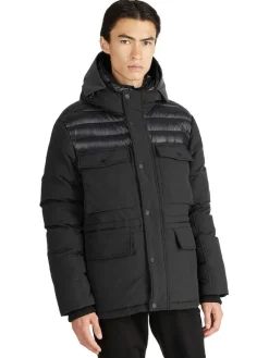 Pajar Parkas<Mikkel Men'S Mixed-Media Parka Black