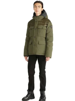 Pajar Parkas<Mikkel Men'S Mixed-Media Parka Military