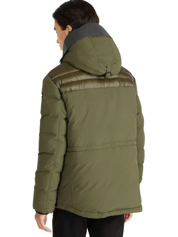 Pajar Parkas<Mikkel Men'S Mixed-Media Parka Military