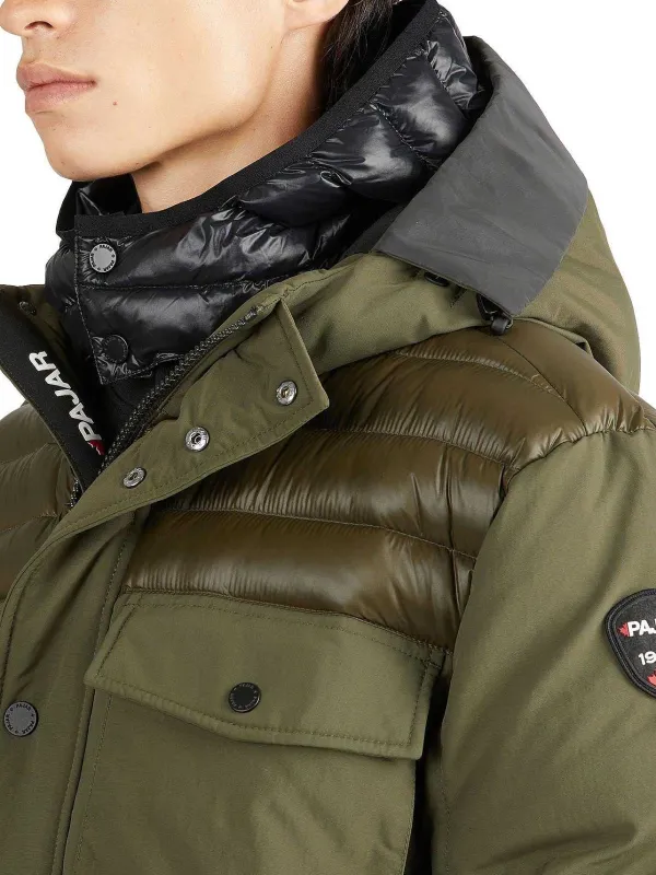 Pajar Parkas<Mikkel Men'S Mixed-Media Parka Military