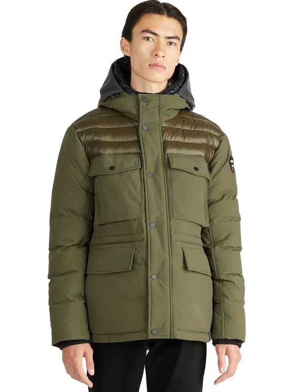 Pajar Parkas<Mikkel Men'S Mixed-Media Parka Military