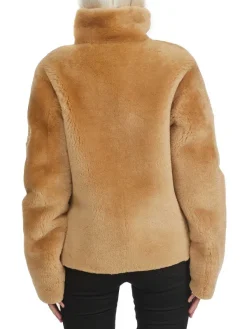 Pajar Bombers<Nathalie Women'S Reversible Shearling Jacket Caramel
