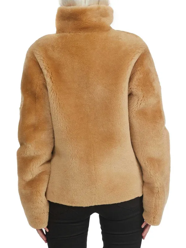 Pajar Bombers<Nathalie Women'S Reversible Shearling Jacket Caramel