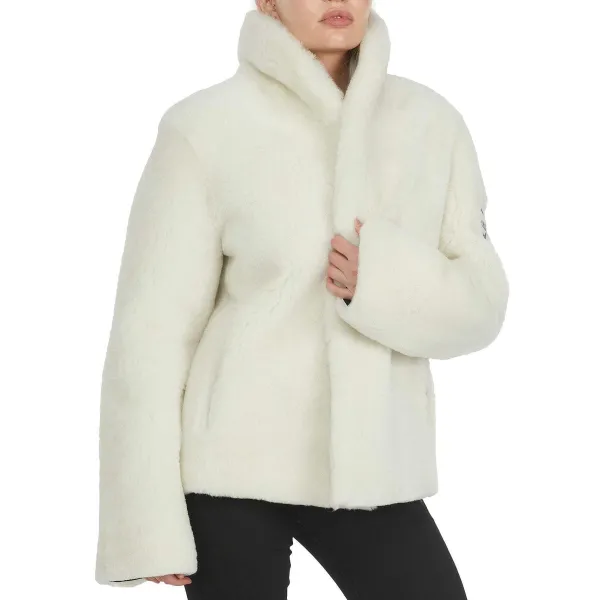 Pajar Premium Shearling<Nathalie Women'S Reversible Shearling Jacket Black/White