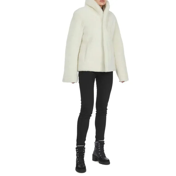 Pajar Premium Shearling<Nathalie Women'S Reversible Shearling Jacket Black/White