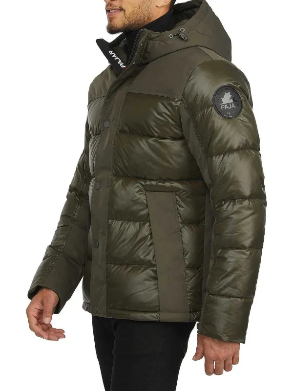 Pajar Puffers<Olsen Men'S Lightweight Puffer Military