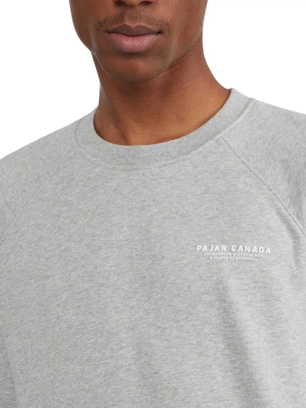 Pajar Tops<Parkwood Men'S Essential Fit Crew Sweatshirt Silver