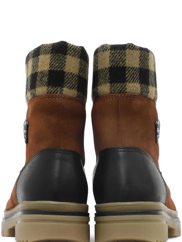 Pajar Winter Boots<Patch Women'S Heritage Boot W/ Ice Grippers Cognac/Black