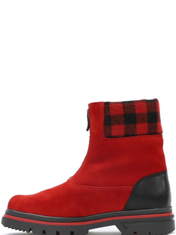 Pajar Winter Boots<Patch Women'S Heritage Boot W/ Ice Grippers Red/Black