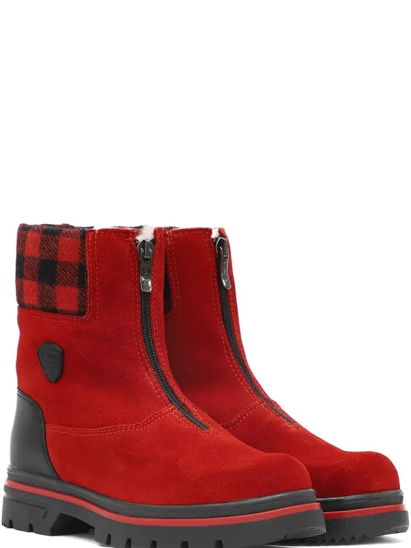 Pajar Casual Boots<Patch Women'S Heritage Boot W/ Ice Grippers Red/Black