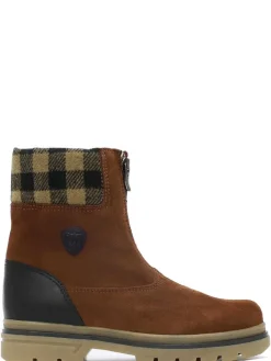 Pajar Ice Gripper<Patch Women'S Heritage Boot W/ Ice Grippers Cognac/Black